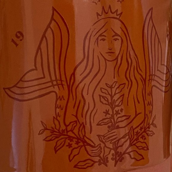 Mermaid Spring 2021 Starbucks 50th Anniversary Mug Terra Cotta Ceramic 12 Oz Mug - Picture 5 of 15